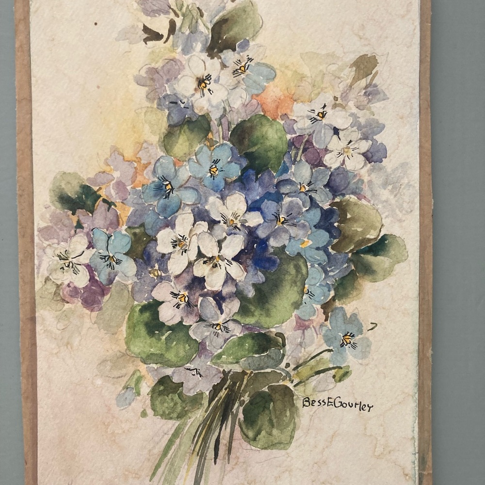 Bess Gourley original, Utah vintage painter, signed